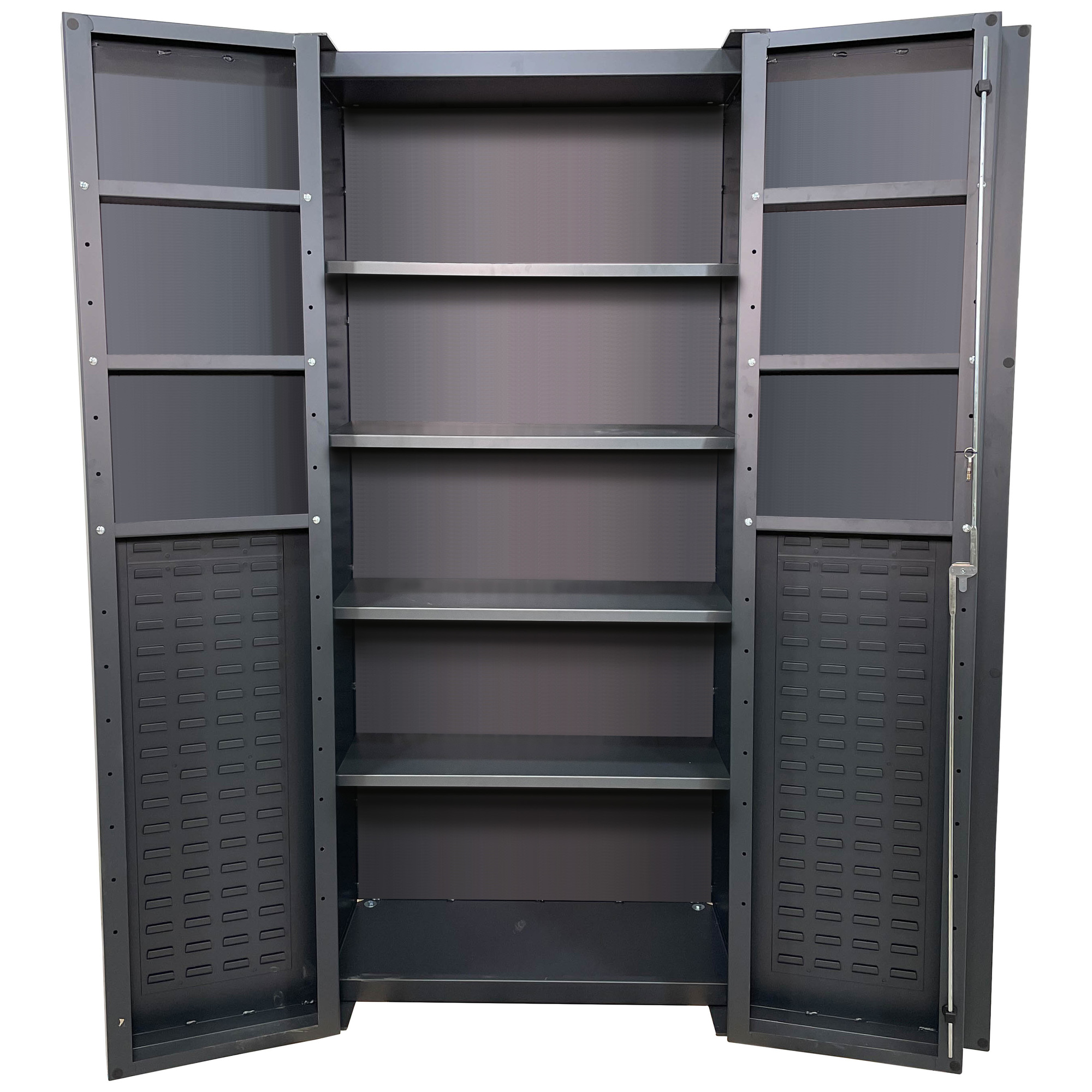 Valley Craft, Bin Shelf Cabinet, Deep Door, Height 78 in, Width 36 in, Model# F89105